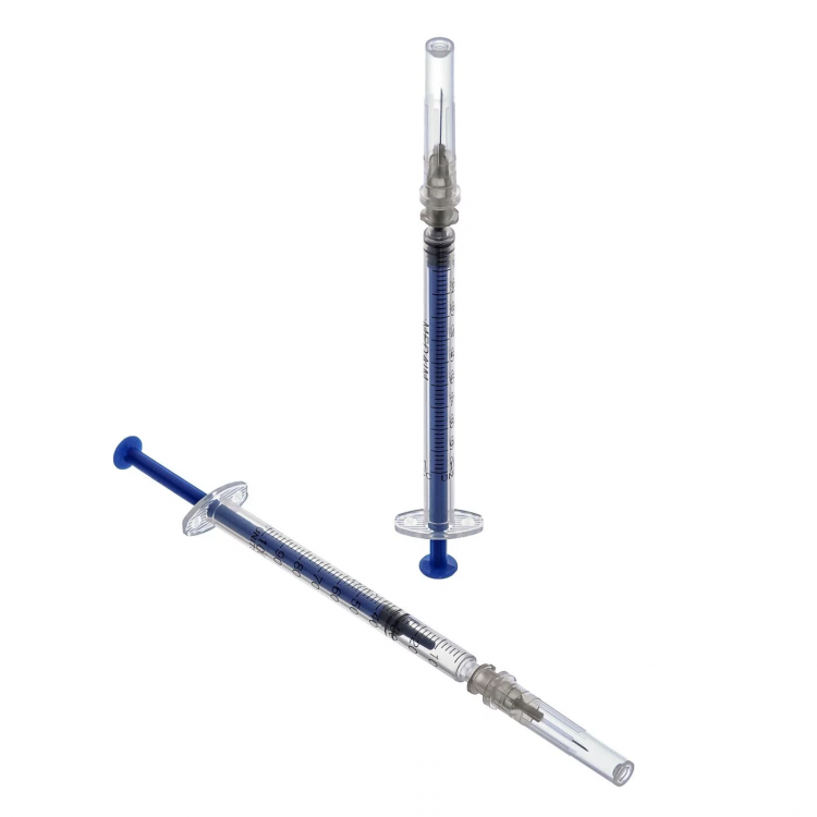 Шприц 1мл MedAim, инсулиновый U-100, 3х - компонентный 26G 0,45 х 12