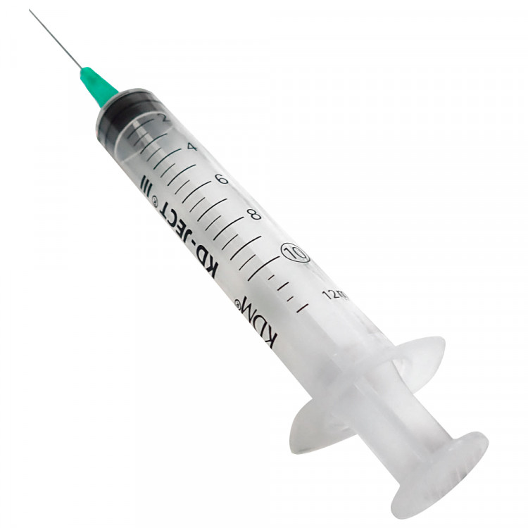 Шприц KD-JECT III 10мл, 3х - компонентный, с иглой р-р 21G 0,8 х 40