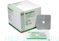 Повязка для трахеостомы металлизированная стерильная Metalline, 6 см. х 7 см.