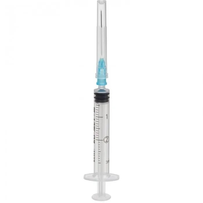 Шприц 3мл KD-JECT III, 3х - компонентный, с иглой р-р 23G 0,6 х 30