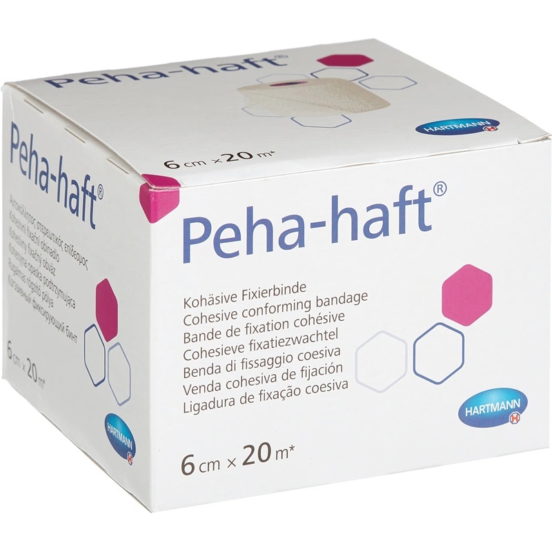 Бинт самофиксирующийся Peha-haft эластичный без латекса 6 cм x 20 м