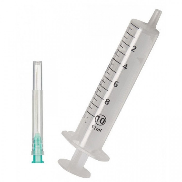 Шприц 10мл KD-JECT II,2х - компонентный, с иглой р-р 21G 0,8 х 40