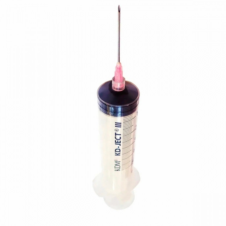 Шприц KD-JECT III 50мл, 3х - компонентный, с иглой р-р 18G 1,2 х 40