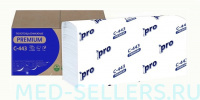 Бумажные полотенца PROtissue Z - сложения H2 240 х 225, 2 - слойные (190 листов)