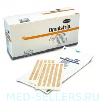 Полоски на операционные швы стерильные Omnistrip 6 х 101 мм. (в упаковке 500 шт)