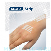 Полоски на операционные швы стерильные NEOFIX Strip 6,4 х 76 мм.