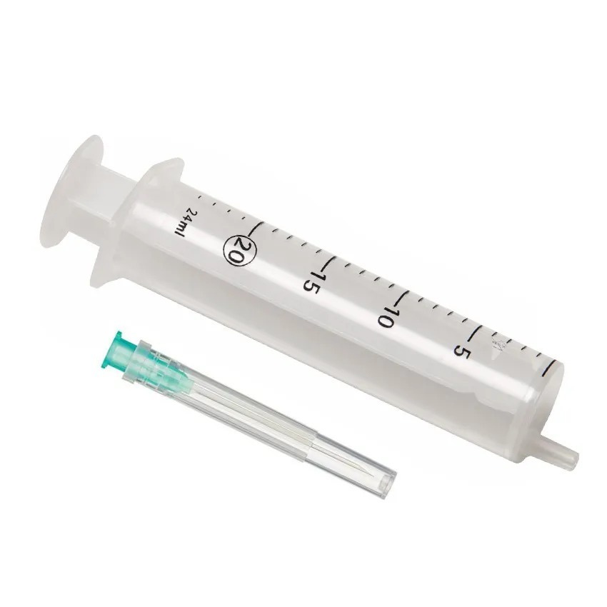 Шприц 20мл KD-JECT II, 2х - компонентный, с иглой р-р 21G 0,8 х 40