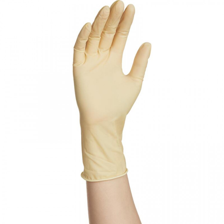 Перчатки латексные, Dermagrip Classic смотровые неопудренные, L (50 пар)