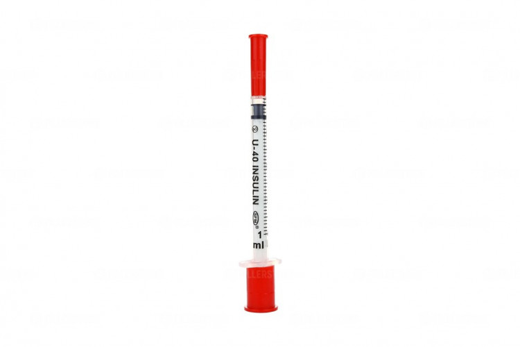 Шприц 1мл SFM U-40 3х-компонентный, со съёмной иглой 26G 0,45 х 12