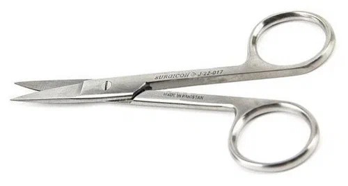 Ножницы с двумя острыми концами прямые, 100 мм (J-22-017) Surgicon