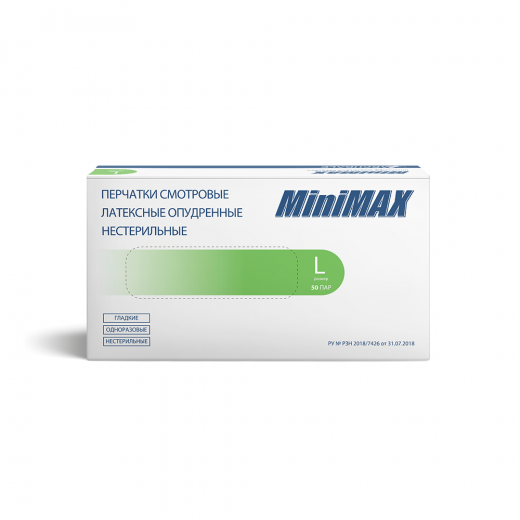 perchatki_lateksnye_minimax_opudrennye_l_50_par - фото товара